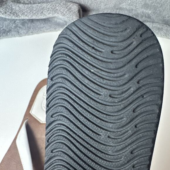 High Tide Sandals Flip Flops White Strappy Leather Thong Slide In Casual Size 9 - Picture 8 of 14